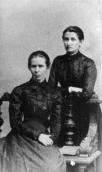 Леся Украинка и Ольга Кобылянская. Черновцы. Фото 1901 г.