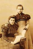 Фото: Елена Пчилка и Леся Украинка. Ялта, Январь 1898 г.