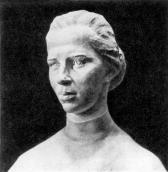 1961 Sculptural bust of Lesja Ukrainka