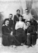 С украинскими писателями, 1903 г.