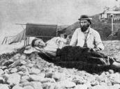 Photo: Lesja Ukrainka with brother…