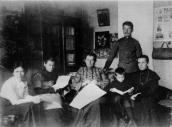 1913, with relatives