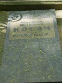 Headstone of  M.P.Kosach