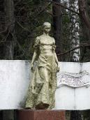 Monument to Lesja Ukrainka in Lesja…